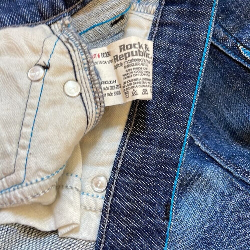Rock & Republic Jeans size:28 low rise bootcut - Picture 5 of 7
